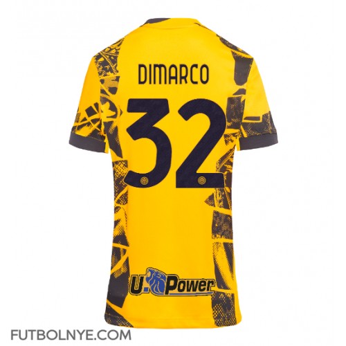 Camiseta Inter Milan Federico Dimarco #32 Tercera Equipación para mujer 2024-25 manga corta